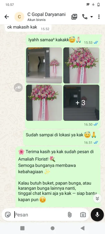 Pengiriman Karangan Bunga Gedung Pertemuan Bekasi